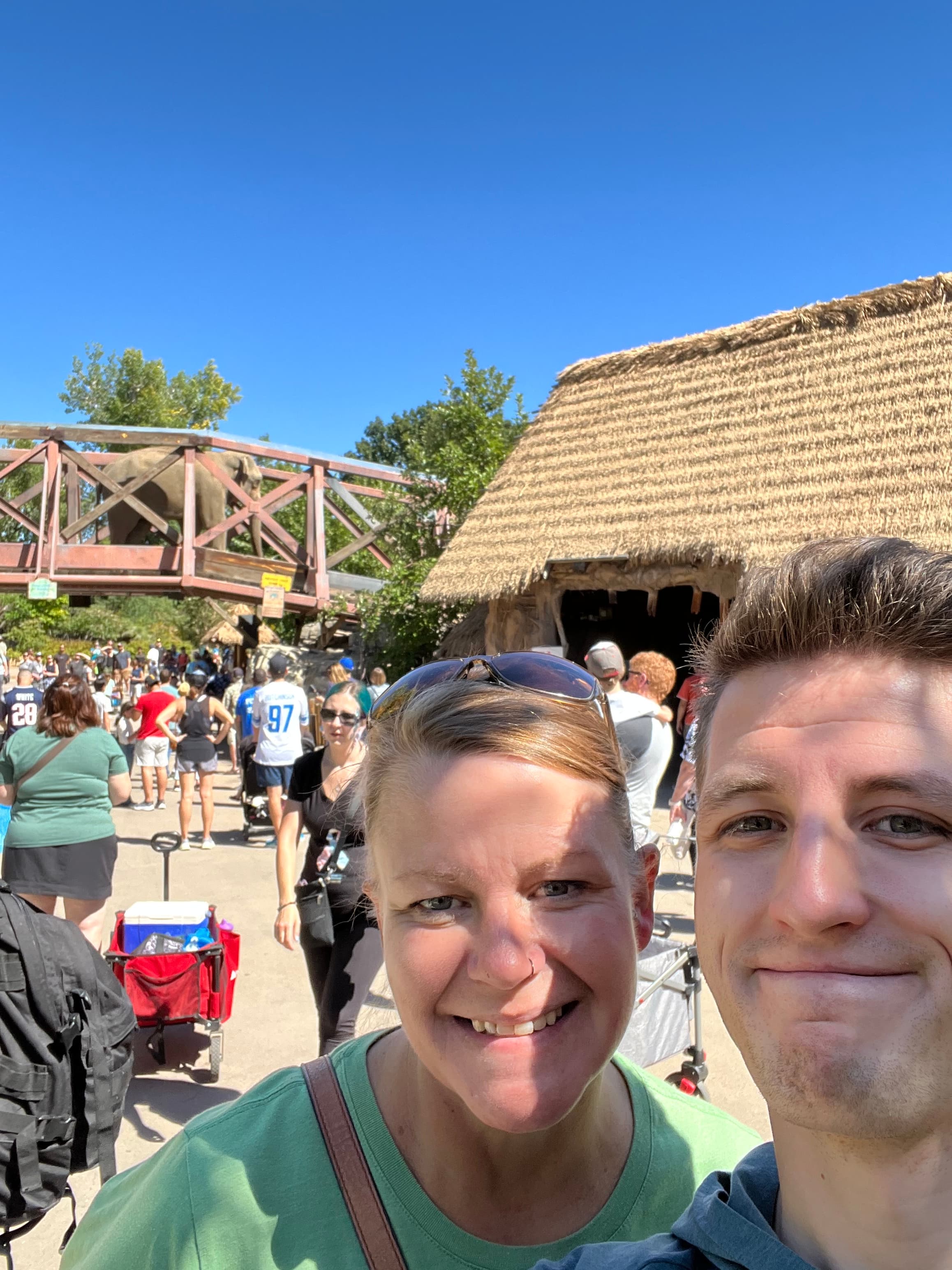 Kori and her son Brandon at the Denver Zoo